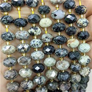 Chohua Jasper Beads Faceted Rondelle, approx 6-10mm [GB23566]