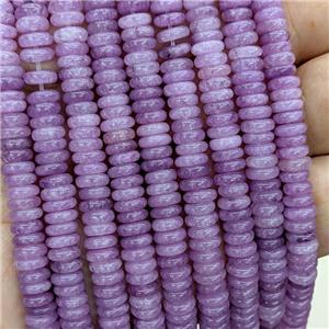 Jade Heishi Beads Lavender Dye, approx 6mm [GB23617]