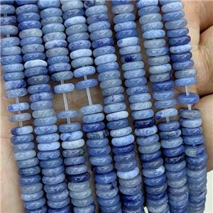 Natural Blue Aventurine Heishi Beads, approx 6mm [GB23633]