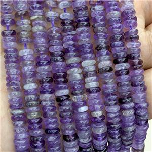 Natural Purple Amethyst Heishi Beads, approx 6mm [GB23638]
