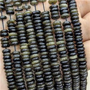 Golden Obsidian Heishi Beads, approx 6mm [GB23657]