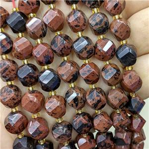 Natural Autumn Jasper Twist Beads, approx 9-10mm [GB23857]