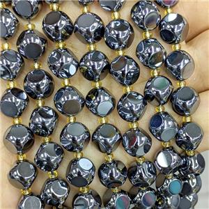 Terahertz Stone Dice Beads, approx 10mm [GB23886-10MM]