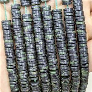 Natural Kambaba Jasper Heishi Beads Green, approx 1x6mm [GB23968]