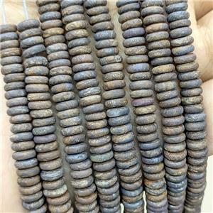 Bronzite Heishi Beads Matte, approx 6mm [GB24007]