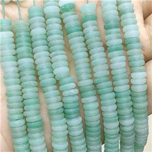 Green Aventurine Heishi Beads Matte, approx 6mm [GB24009]