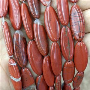 Natural Red Jasper Oval Beads, approx 12-30mm, 13pcs per st [GB24107]