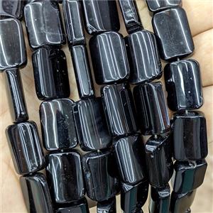Natural Black Obsidian Rectangle Beads, approx 13-18mm [GB24115]