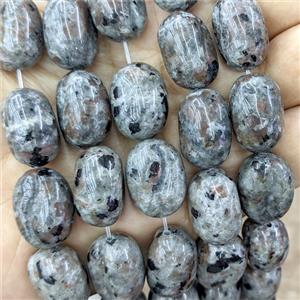 Natural Yooperlite Flame Jasper Barrel Beads, approx 15-20mm [GB24124]