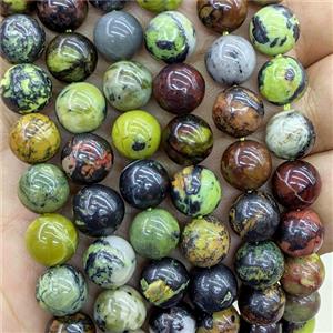 Chrysotine Beads Smooth Round Multicolor, approx 10mm dia [GB24171-10MM]