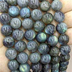 Natural Labradorite Beads Smooth Round AA-Grade, approx 14mm [GB24260]