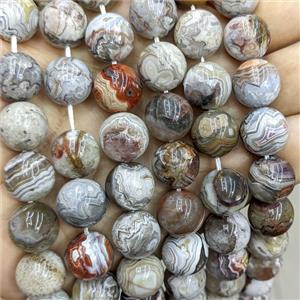 Natural Mexican Crazy Lace Agate Beads Smooth Round, approx 16mm [GB24311-16MM]