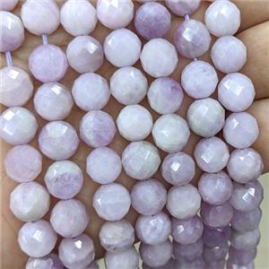 Natural Kunzite Beads Lavender Faceted Round, approx 10mm [GB24327]