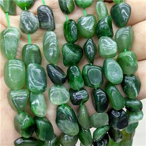 Natural Canadian Chrysoprase Chips Beads Tumbled Green Freeform, approx 10-16mm [GB24398]