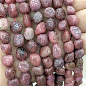 Natural Chinese Rhodonite Chips Beads Red Freeform, approx 9-11mm [GB24407]