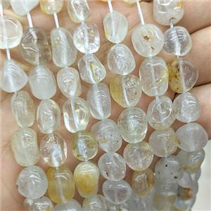 Natural Topaz Chips Beads Clear Freeform, approx 9-11mm [GB24411]