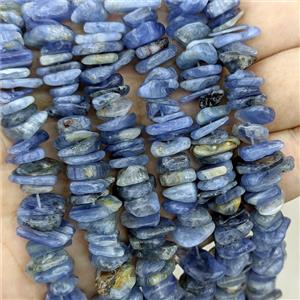 Natural Blue Kyanite Chips Beads Freeform, approx 7-15mm [GB24431]