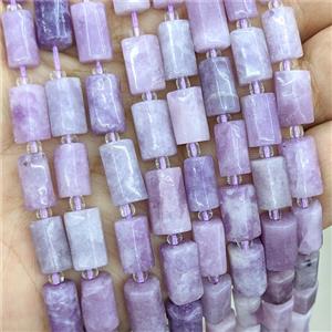 Natural Purple Lepidolite Tube Beads, approx 7-14mm [GB24492]