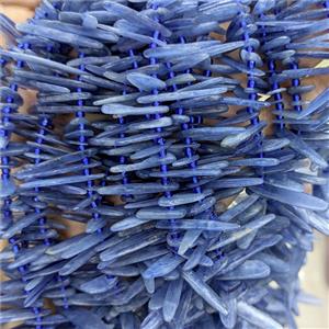 Natural Blue Kyanite Beads Freeform Stick, approx 6-35mm [GB24600]