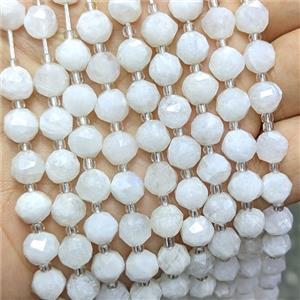 Natural White Moonstone Beads Cutted Round, approx 8mm [GB24677]