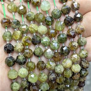 Natural Green Garnet Beads Cutted Round, approx 8mm [GB24678]