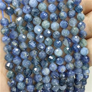 Natural Blue Kyanite Beads Faceted Round, approx 6mm [GB24758]