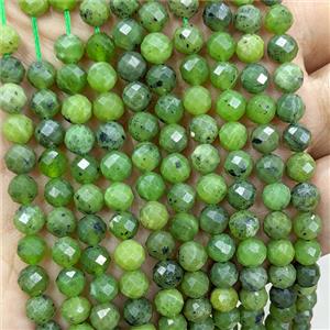 Natural Green Canadian Chrysoprase Beads Faceted Round, approx 6mm [GB24776]