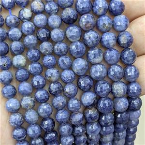 Natural Blue Sapphire Beads Faceted Round, approx 7mm [GB24821-7MM]