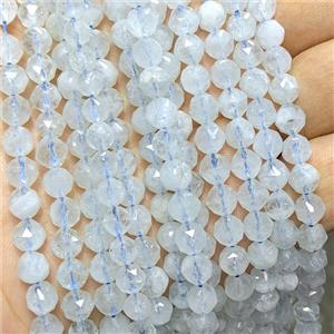 Natural Blue Aquamarine Beads Cutted Round, approx 6mm [GB25083]