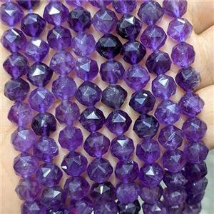 Natural Purple Amethyst Beads Cutted Round, approx 10mm [GB25087-10MM]
