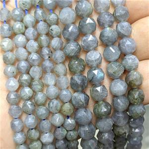 Natural Labradorite Beads Cutted Round, approx 8mm [GB25091-8MM]