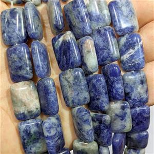 Blue Sodalite Rectangle Beads, approx 13-18mm [GB25140]