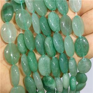 Green Aventurine Oval Beads, approx 13-18mm [GB25172]