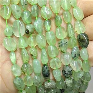 Natural Green Prehnite Chip Beads Freeform, approx 8-10mm [GB25291]