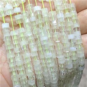 Natural Lemon Quartz Hexagon Beads, approx 6mm [GB25395]