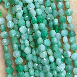Natural Green Emerald Beads Faceted Circle AA-Grade, approx 4mm [GB25502]