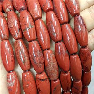 Natural Red Jasper Rice Beads AB-Grade, approx 12-28mm [GB25811]