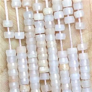 Natural Pink Aventurine Heishi Beads Faceted, approx 2-4mm [GB25877]