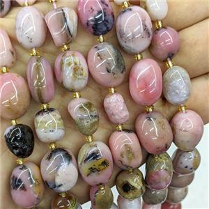 Natural Pink Opal Nugget Beads Freeform, approx 10-15mm [GB25910]