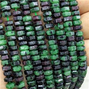 Natural Zoisite Hexagon Beads Green, approx 6mm [GB25951]