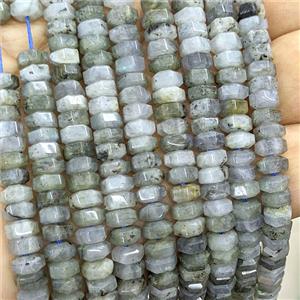 Natural Labradorite Hexagon Beads, approx 6mm [GB25962]