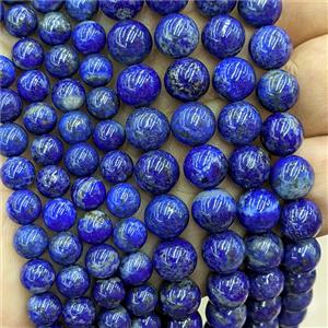 Natural Blue Lapis Lazuli Beads A-Grade Smooth Round, approx 8.8mm [GB25976-8MM]