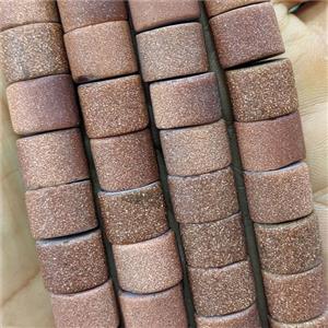 Golden Sandstone Heishi Beads Matte, approx 7-12mm [GB25979]