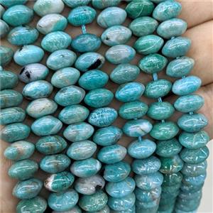 Natural Green Amazonite Rondelle Beads Smooth, approx 10mm [GB25989]