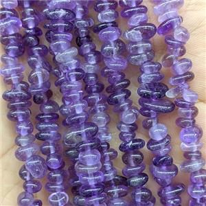 Natural Purple Amethyst Chips Beads Freeform, approx 5-8mm [GB26029]