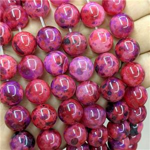 Natural Agate Beads Red Dye Smooth Round, approx 14mm [GB26062]