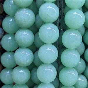 Green Aventurine Round Beads Smooth, approx 14mm [GB26377]
