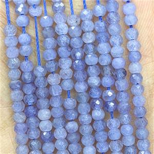 Natural Tanzanite Beads Blue Faceted Rondelle, approx 2x3mm [GB26826]