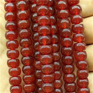 Natural Agate Rondelle Beads Smooth Dye, approx 5x8mm [GB26983]