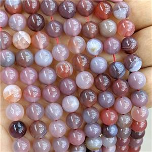Red Botswana Agate Beads Smooth Round, approx 12mm [GB27124-12MM]